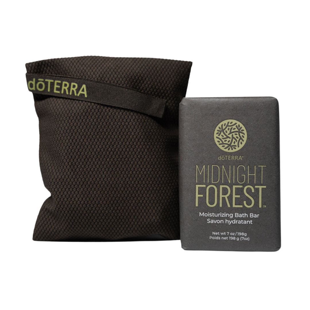 Midnight Forest™ Bath Bar + Body Scrubber by doTERRA